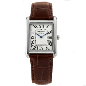 Emerald Brown Strap Watch